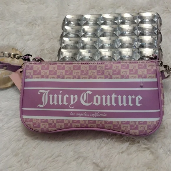 Juicy Couture Violet Tulle Shoulder Bag ✨ 🆕 - Picture 7 of 12
